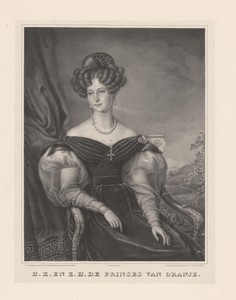 Portret van Anna Paulowna Romanowa