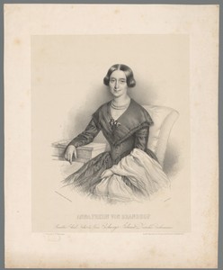 Portret van Anna Plochl, barones von Brandhofen, gravin van Meran
