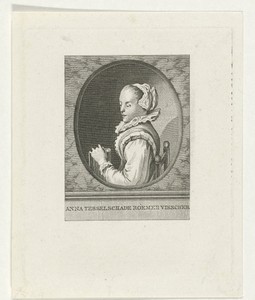 Portret van Anna Roemers Visscher