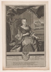 Portret van Anna Rosina von Kluge