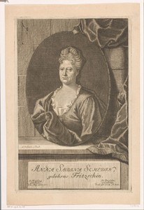 Portret van Anna Sabina Sched