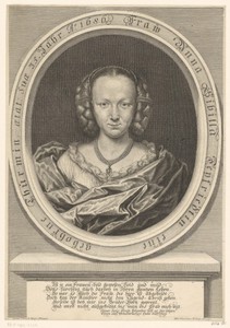 Portret van Anna Sibilla Seyfried