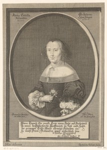 Portret van Anna Sibylla Ruland