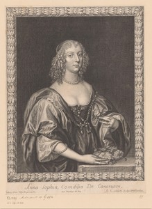 Portret van Anna Sophia, gravin van Carnarvon