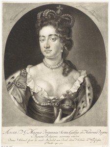 Portret van Anna Stuart, koningin van Engeland