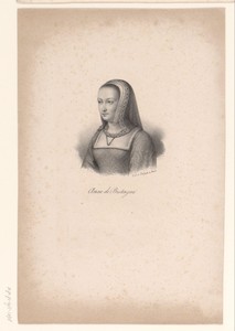 Portret van Anna van Bretagne