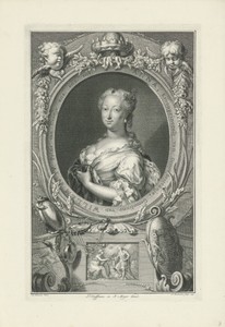 Portret van Anna van Hannover, prinses van Oranje-Nassau