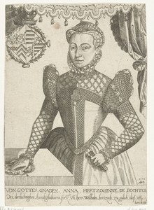 Portret van Anna van Kleef