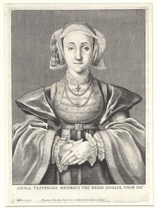 Portret van Anna van Kleef, koningin van Engeland