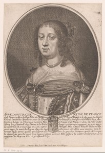 Portret van Anna van Oostenrijk