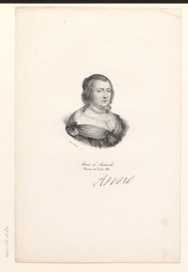 Portret van Anna van Oostenrijk