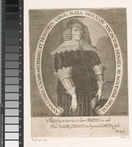 Portret van Anna van Schwarzburg-Sondershausen