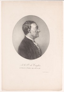Portret van Anne Claude de Caylus
