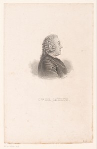 Portret van Anne Claude de Caylus