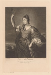 Portret van Anne Dawson als Diana