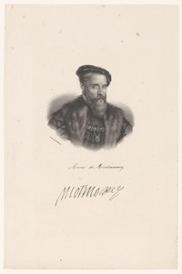 Portret van Anne de Montmorency