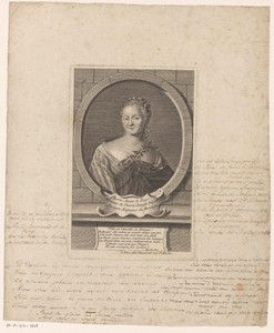 Portret van Anne-Marie du Boccage
