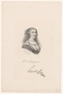 Portret van Anne-Marie-Louise d'Orléans