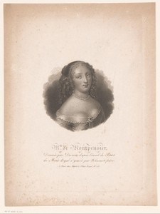 Portret van Anne Marie Louise van Orléans