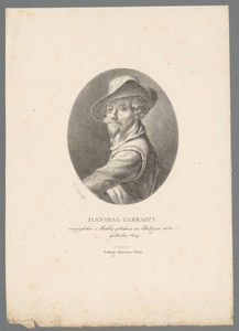 Portret van Annibale Carracci