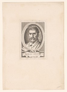 Portret van Annibale Carracci