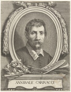 Portret van Annibale Carracci