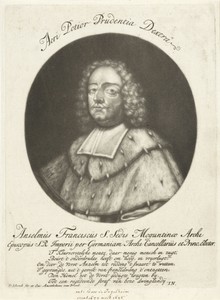 Portret van Anselm Franz von Ingelheim, aartsbisschop van Mainz