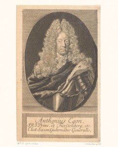 Portret van Anthonius Egon von Fürstenberg-Heiligenberg