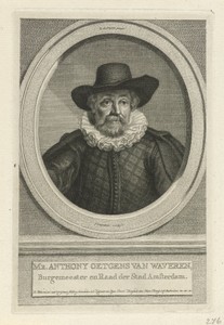 Portret van Anthony Oetgens van Waveren