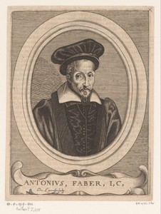 Portret van Antoine Faber