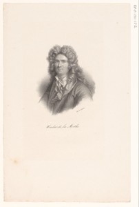Portret van Antoine Houdar de La Motte