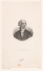 Portret van Antoine Laurent Lavoisier