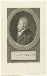 Portret van Antoine Pierre Joseph Marie Barnave