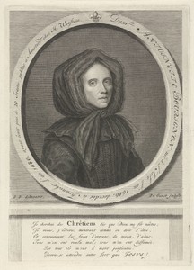 Portret van Antoinette Bourignon