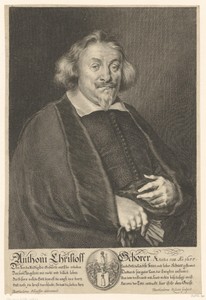 Portret van Anton Christoph Schorer