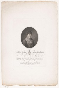 Portret van Anton Franz von Vieregg
