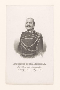 Portret van Anton Hoffer Edler von Sulmthal