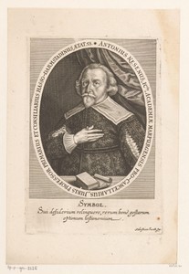 Portret van Anton Nesen op 58-jarige leeftijd