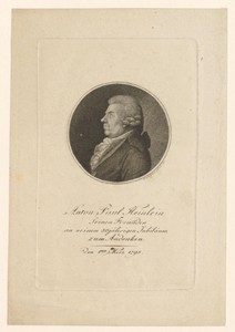 Portret van Anton Paul Heinlein
