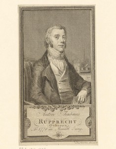 Portret van Anton Thadaeus Rupprecht