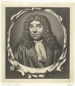 Portret van Antonie van Leeuwenhoek