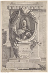 Portret van Antonio Farnese, hertog van Parma