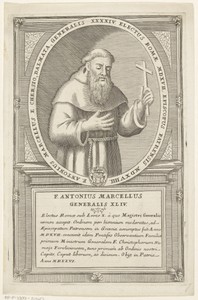 Portret van Antonio Macelo, 44ste Minister Generaal van de franciscaner orde