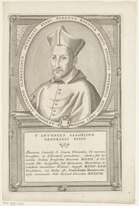 Portret van Antonio Sassolino, 45ste Minister Generaal van de franciscaner orde