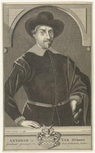 Portret van Antonio van Diemen, gouverneur-generaal van Nederlands-Indië