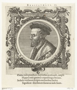 Portret van Antonius Brassavola