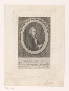 Portret van Antonius Ridiger
