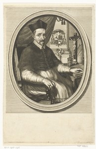Portret van apostolisch vicaris Sasbout Vosmaer