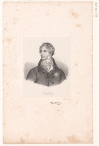 Portret van Armand-Emmanuel du Plessis de Richelieu