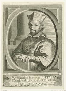 Portret van Armand-Jean du Plessis, hertog van Richelieu